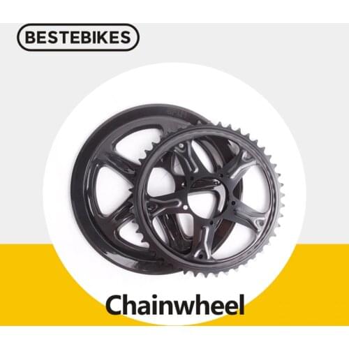 Bafang 8fun 44T/46T/48T/52T Chainwheel For BBS01 BBS01b BBS02 BBS02b 250W 350W 500W 750W Mid Drive Motors Ebikes Conversion