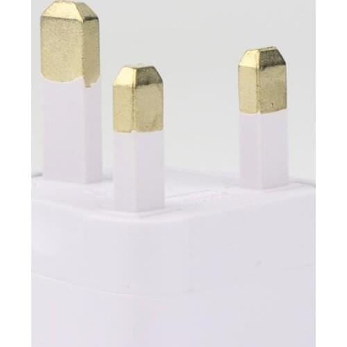 White Iron 10A 250V Travel Universal AU UK US EU Germany French Brazil Swiss South Adapter Plugs Socket Convertor Power Socket