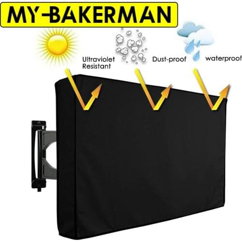 TV Cover for 22 55 inch LCD TV Dust-proof Microfiber Cloth Protect LED Screen Weatherproof Outdoor Waterproof TV Cover