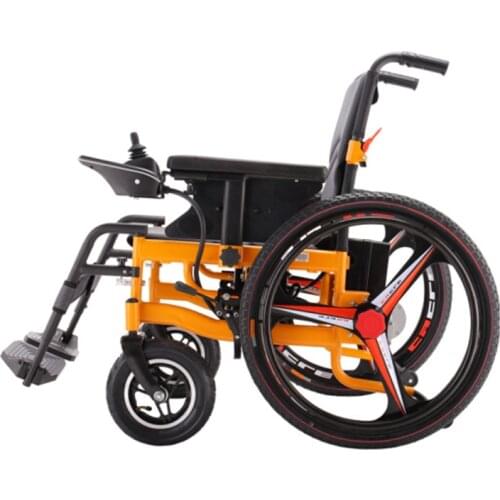 ES6002 Fully Automatic Reclining Four-wheel Electric Scooter Folding Lightweight Wheelchair Manufacturers for the Disabled