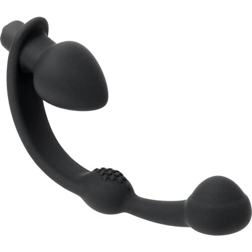 IKOKY Vaginal Stimulation Anal Plug Vibrator Sex Toys For Men And Women Masturbation Device Butt Plug 10 Frequency