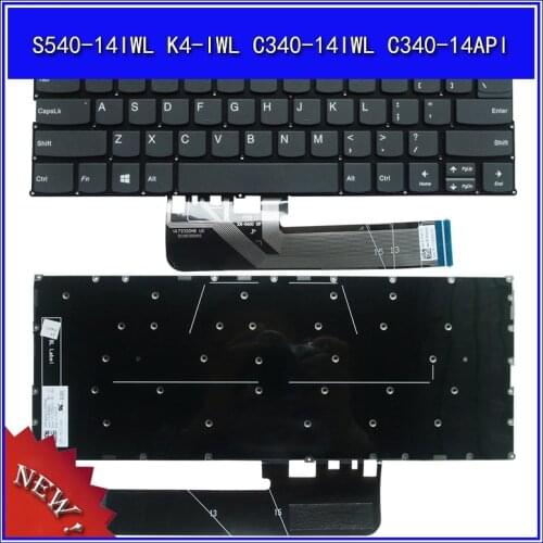 Laptop Keyboard for Lenovo S540-14IWL K4-IWL C340-14IWL C340-14API Notebook Replace Keyboard