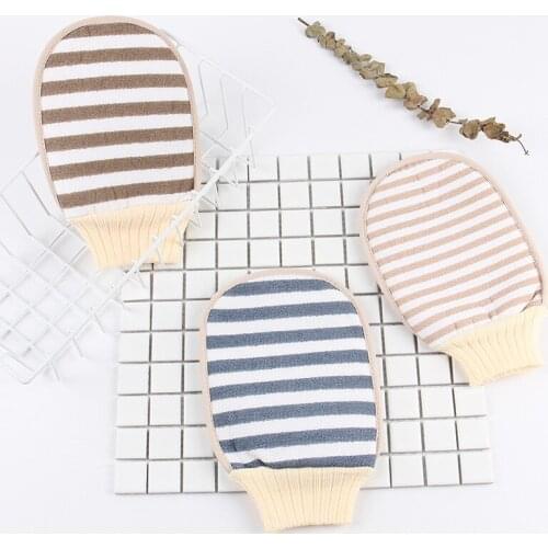 Korea Tape Back Brush Scrub Gloves Exfoliating Body Towel Massage Shower Scrubber Exfoliating Sponge Wash Bath Gloves