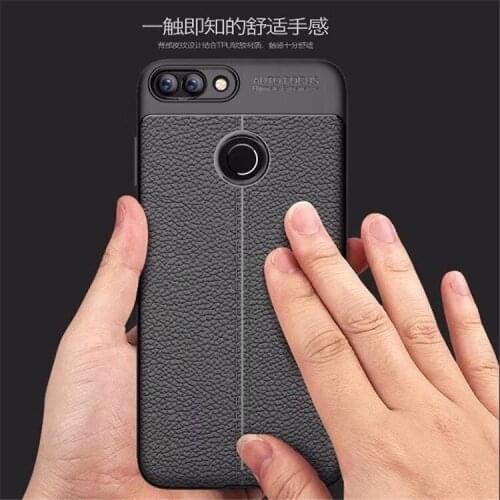 For P Smart Leather Cases For Huawei P Smart Phone Bumper Fitted Case For Huawei P Smart FIG L21 LX1 FIG-L21 FIG-LX1 5.65 inch