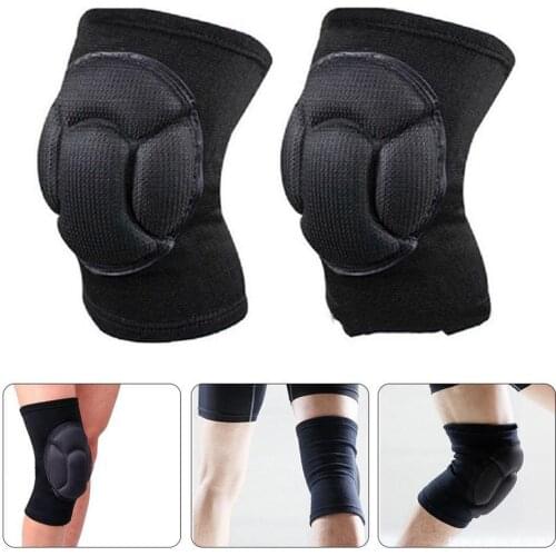 1pair Goalkeeper Sponge Kneepad Sports Football Volleyball Work Knee pads Dancing Kneelet Anticollision Cycling Knee Protector