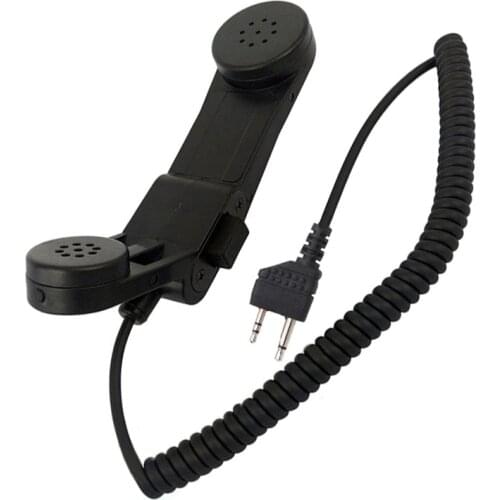 NEW H100 Military Handheld Speaker Mic Shoulder Microphone PTT for Radio Walkie Talkie LXT80 LXT420 G6 G8 G12 M99 GXT250 GXT565