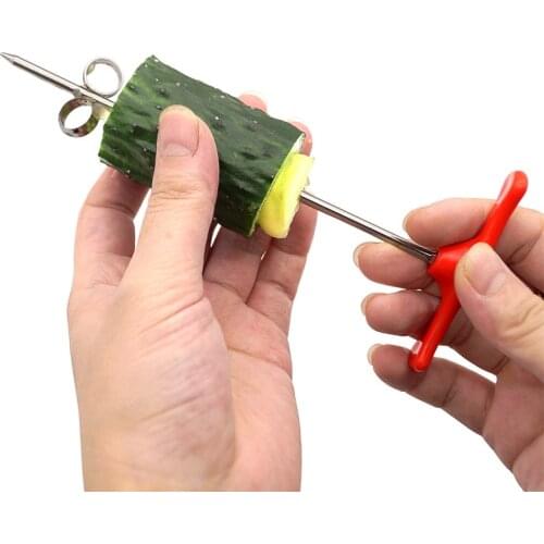 Vegetable Spiral Cutter Manual Roller Spiral Slicer Radish Potato Tools Kitchen Accessories Fruit Carving Tools