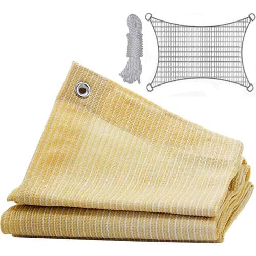 Sunshade Yard Garden Netting Sunblock Shade Cloth Durability Outdoor Rectangle 95% Shading Rate Lightweight Sunscreen Mesh
