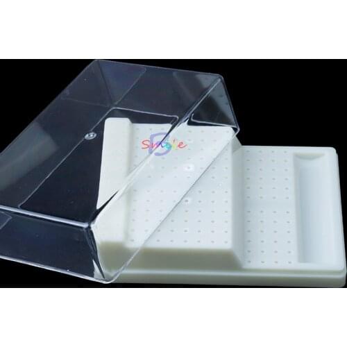 Dental Tool 168 Holes Bur Block Holder Autoclave Sterilizer Case Disinfection Box new