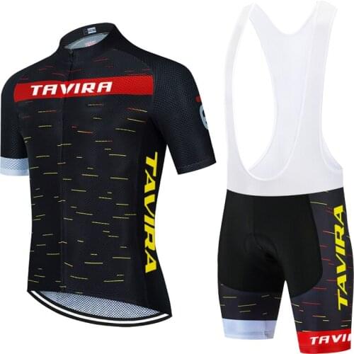 TAVIRA TEAM JERSEY Cycling Short Sportswear Ropa Ciclismo MEN Summer Quick Dry BICYCLING Maillot Pants Clothing
