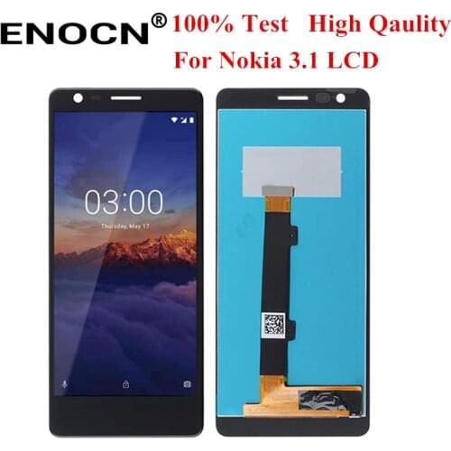 For Nokia 3.1 LCD Screen Display Touch Screen Digitizer Assembly Replacement For Nokia3.1 TA-1049 TA-1057 TA-1063 TA-1070