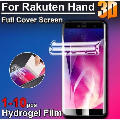 1-10pcs Ultra Clear Soft LCD Full Screen Protectors Cover for Rakuten Hand Mini BIG S smart phone Hydrogel Film Protective Film