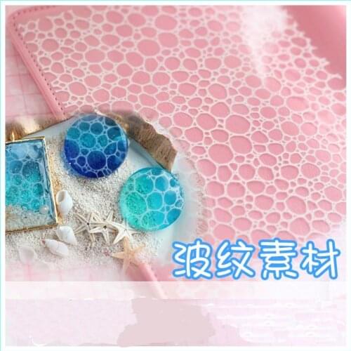 1pcs About 10.5*14.8cm White water ripple transparent material With use of epoxy Mold Making Mould Jewelry Tool filling for DIY