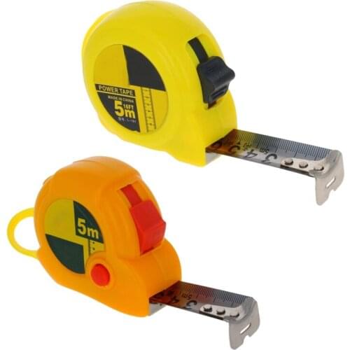 High Quality Multiple Types Maximum Range 5m 25mm Tape Width Measuring Tapes Frame Steel Tape Measure Steel Measuring Tool 1pcs