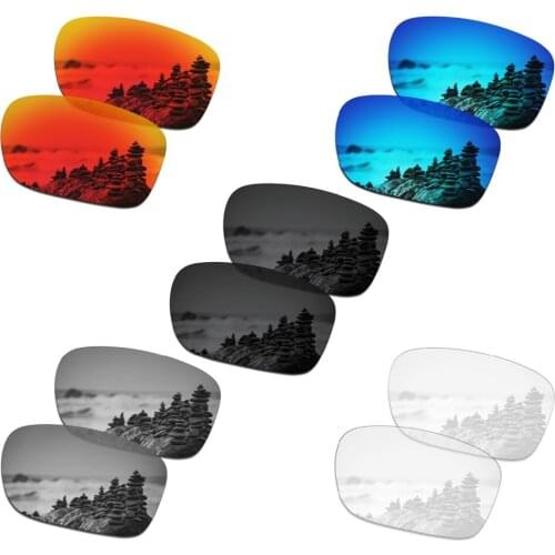 SmartVLT 5 Pairs Polarized Sunglasses Replacement Lenses for Oakley Holbrook - 5 Colors