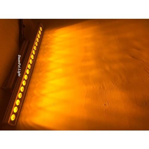6lot portable light color bar led 18x15w led rgbwa wall washer dmx outdoor ip65 linear led wash wall bar light
