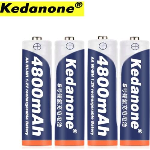8~20 pcs AA 4800mAh 1.2v Ni-MH Rechargeable Battery for torch Toys Toys Camera Microphone etc