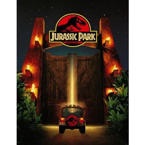 Full Square Round 5D DIY Diamond Painting "Jurassic Park" Pictures 3D Diamond Embroidery Mosaic Crystal Gift Home Decor DF162