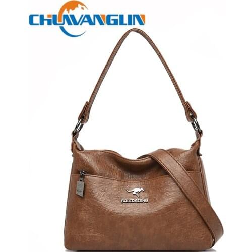 Chuwanglin Womens Soft Leather Shoulder Bags Multi-Layer Classic Crossbody Bag Luxury Designer High Quality Handbag 2261612
