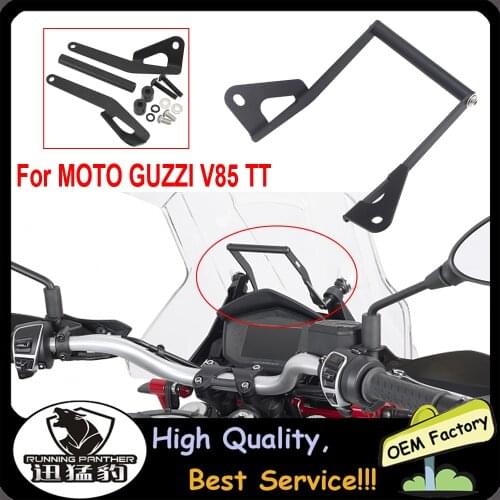 For MOTO GUZZI V85TT V85 TT 2019 2020 Motorcycle GPS SMART PHONE Navigation GPS Plate Bracket Adapt Holder Navigation brackrt