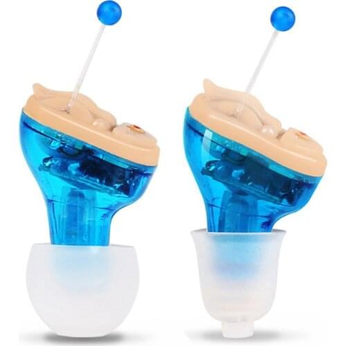 Small Size Noise Reduction Invisible Adjustable Hearing Aid Sound Voice Amplifier Enhancer CIC Mini In-Ear Tools
