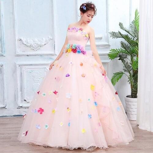 New color yarn art test bel canto host studio dinner stage performance costume womens unkempt skirt shoulder