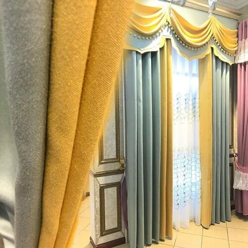Orange Gery 2-color stripes modern simple high-grade cotton linen curtains for Living Room window curtain bedroom/kitchen