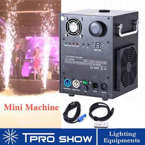 Professional Firework Cold Spark Machine Sparkular Remote Dmx Control Stage Pyro Fountain For Wedding Waterfall Sparklers Option