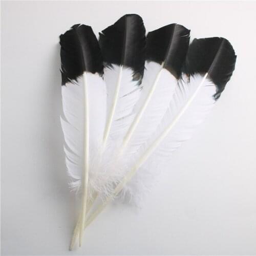 Sale 100pcs/lot Beautiful Eagle Feathers 10-12inch/25-30cm Accessories Dancers Party Diy Christmas Celebration Plume