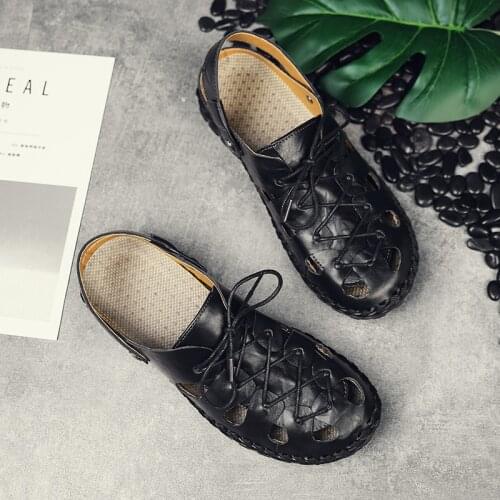 Sandalen Heren Sandals Men Summer 2020 New Shoes Casual Breathable Mens Sandale Ete Homme Comfortable Sneakers Man Sandal