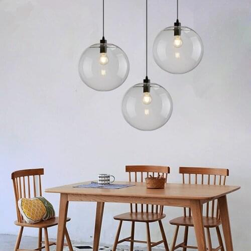 Bar Glass Pendant Light Kitchen Modern Pendant Lighting Fixtures Bedroom Hotel Pendant Lights Home Pendant Ceiling Lamp