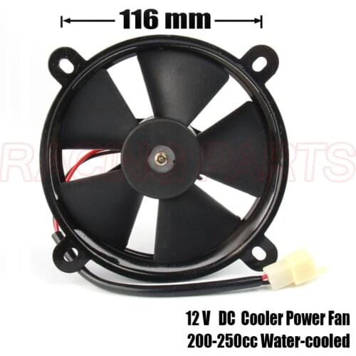 6 Inch Radiator Thermo Electric Cooling Fan 150C 200Cc Quad Dirt Bike Atv Buggy Cooling Fan High Quality