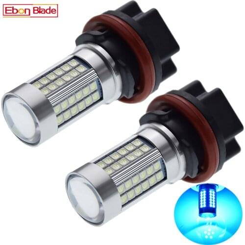 2Pcs Ice Blue LED Headlight Bulb For Honda PCX125 PCX150 Yamaha Suzuki HS5 P23T Motorcycle Motorbike High Low Beam Lamp 12V 24V