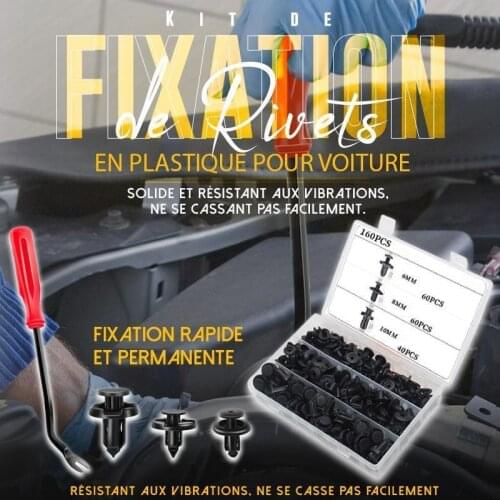 3 Size 160pcs Universal Mixed Auto Fastener Push Retainer Pin Rivet Car Body Plastic Rivets Fastening Kit Dropshipping