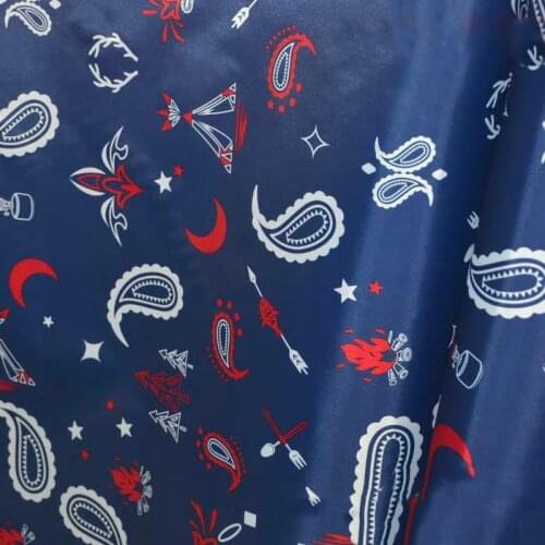 45Cm*150Cm/Pcs Polyester Printed Pu Waterproof Coated Fabric For Dust Sheet And Shower Curtain W11