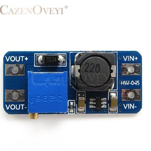 5pcs/lot MT3608 DC-DC Step Up Converter Booster Power Supply Module Boost Step-up Board MAX output 28V 2A In Stock