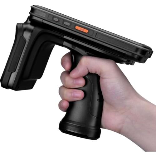 Android 8.1 OS 3G RAM 32G ROM 5.2 Inch Touch Screen 4G UHF RFID reader for Warehouse 1D&2D long distance barcode Scanner