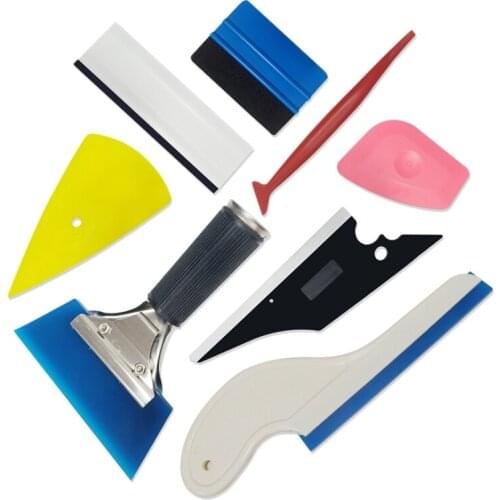 Car Window Tint Tool Kit Vinyl Wrap Film Carbon Fiber Sticker Wrapping Tool Carbon Foil Tinting Squeegee Film Application