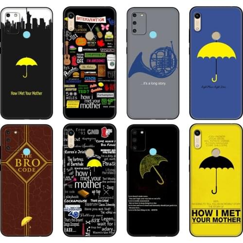 Black tpu Case For Honor 8a Prime 8s 9 10X Lite 9A 9C 9X Premium Pro 9S Case Cover how i met his mother himym