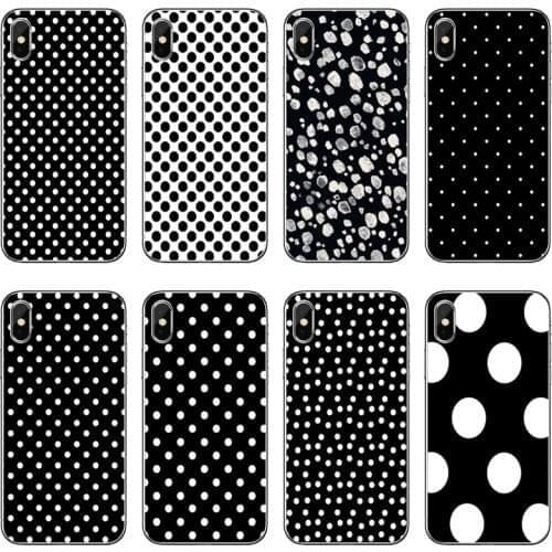 Black and White Polka Dot Accessories Phone Case For Xiaomi Redmi Note 8 7 6 5A 4 Pro Redmi 7 7A K20 6 6A 5A 4A 4X 5 Plus S2