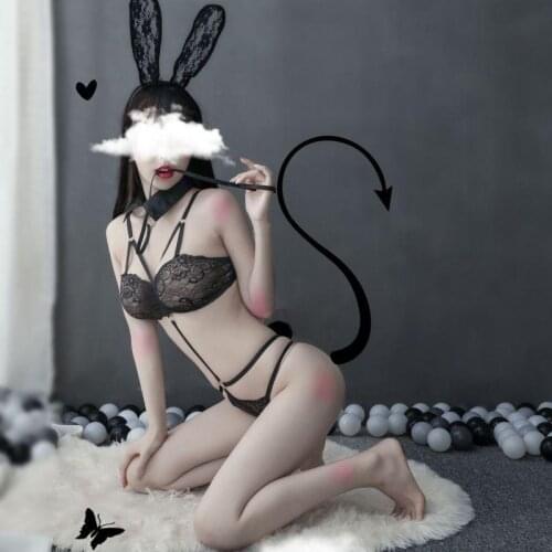 Hot Sexy Bunny Lingerie Suit Cosplay Costume BDSM Uniform Erotic Girl Senpai Exotic Women Bondage Submissive Sets Underwear Porn