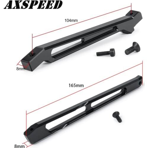 AXSPEED Aluminum Alloy Front Rear Steering Support Mount with Screws for 1:8 ARRMA KRATON 6s RC Crawler Bigfoot Car Parts