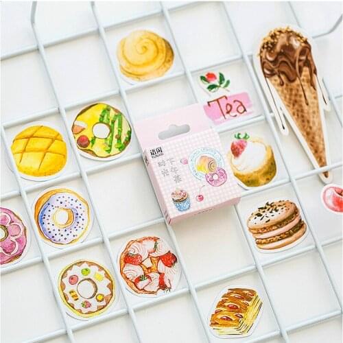 Lolede 50pcs/set Afternoon Teat Stickers Cartoon Waterpoof DIY Baby Toys for Children Kids Boy Girl Gift