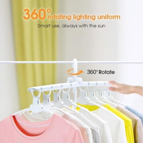 Multi-functional Clothes Coat Hangers Organizer Plastic Upgrading Rack Baby Clothes Drying Racks Storage Rack Hanger