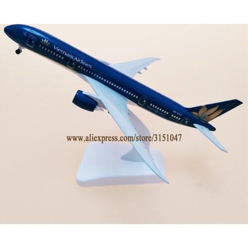 20cm Alloy Metal Air Vietnam Airlines Boeing 787 B787 Airways Airplane Model Plane Model Stand Diecast Aircraft