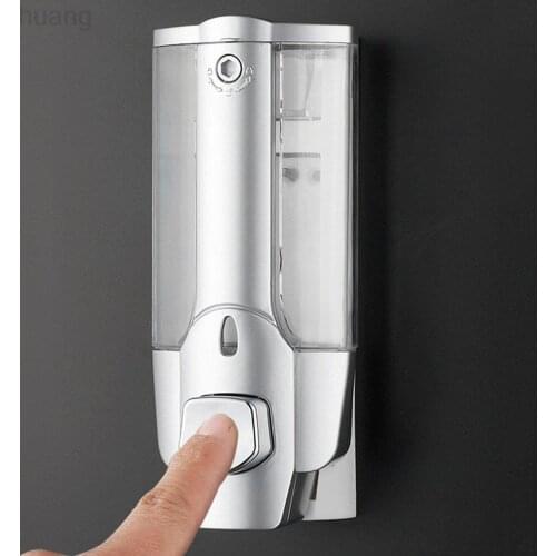 350ml Liquid Soap Dispenser Wall Shampoo Dispensers Hand For Sink Bathroom Washroom Hotel Shower Bath with a Lock