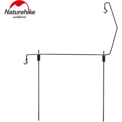 Naturehike Outdoor Camping Iron Hanging Lamp Stand Portable Bracket Shelf