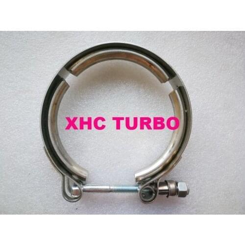 NEW HX30W HX35W Turbo Turbocharger Exhaust Flange Adapter V band Clamp 3903652 79MM