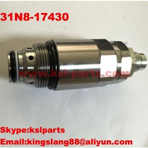 Excavator RELIEF VALVE assy R210LC-7 31N8-17430 VALVES 31N817430