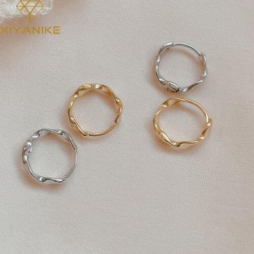 XIYANIKE Minimalist 925 Sterling Silver Stud Earrings Charm Women Girl Trendy Elegant Party Jewelry Gifts Prevent Allergy